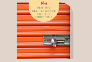 First Time Using Self Storage